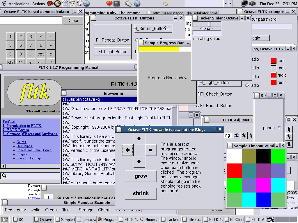 Octave-FLTK 0.6.1 Examples